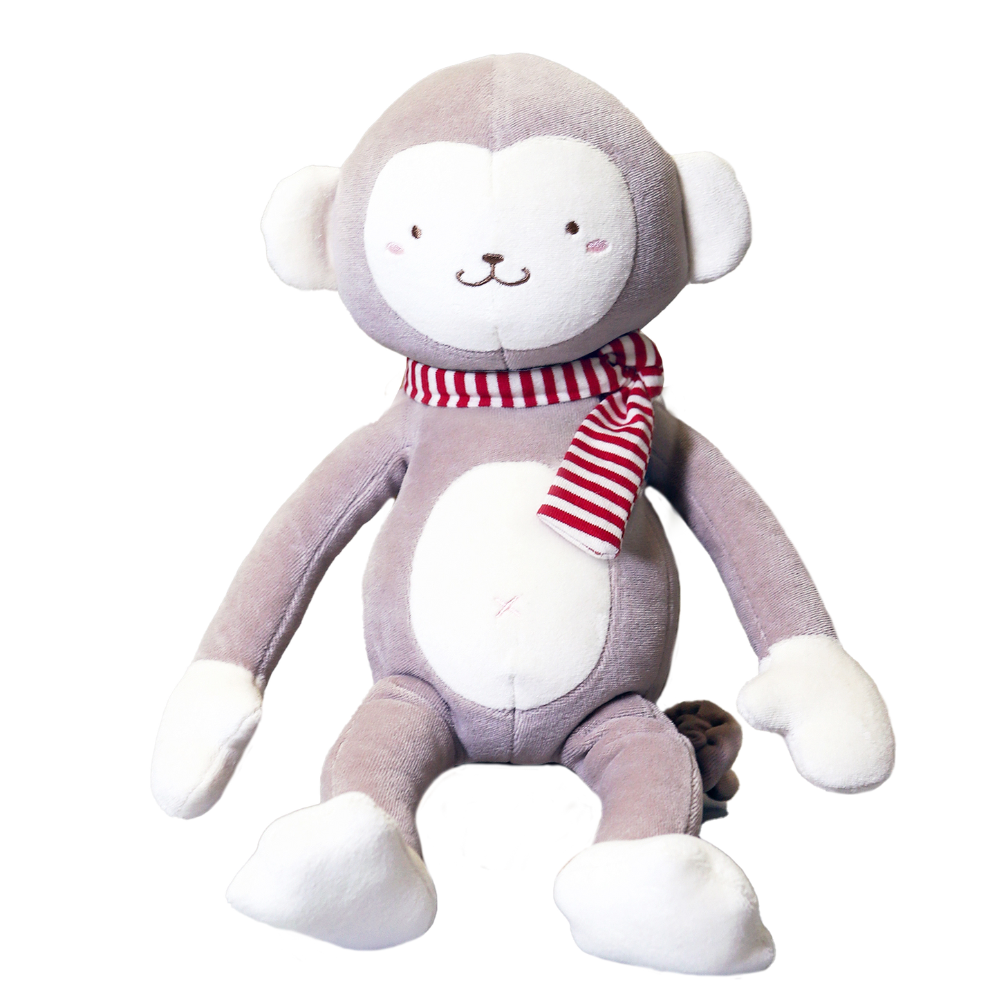 Gray Monkey Cotton Plush