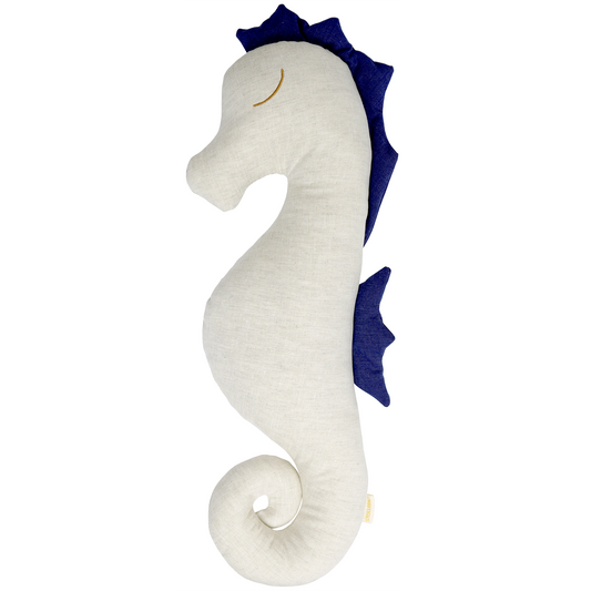 organic linen stuffed animals toy seahorse body pillows